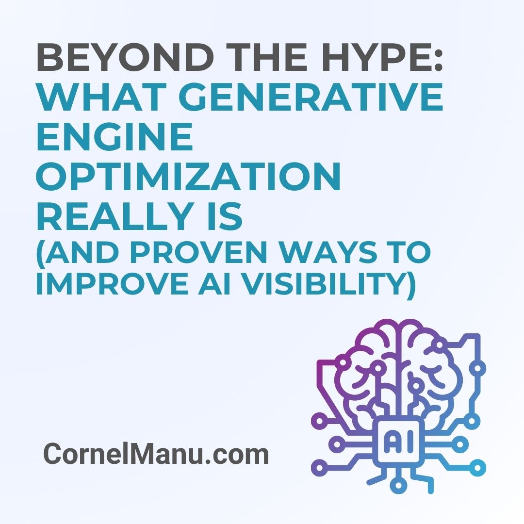 Beyond the Hype What Generative Engine Optimization Really Is (and Proven Ways to Improve AI Visibility)