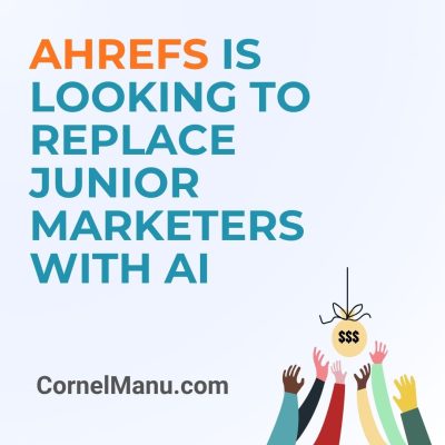 Ahrefs is looking to replace junior marketers with AI and their CEO is not even sorry about it. 